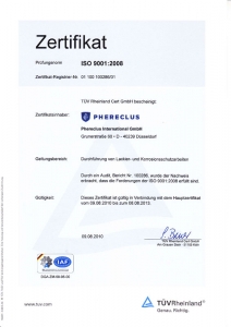 DIN ISO-Certificate 2010 - 2013